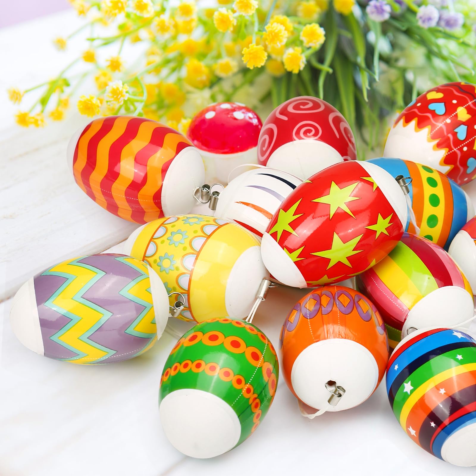 Amazon | LIHAO イースターエッグ 飾り 熱収縮フィルム 32枚 工作